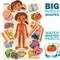 QUOKKA Wooden Puzzles for Kids – Montessori Puzzles for Toddlers 3-5 – Preschool Game Learning Human Body Parts Anatomy Skeleton – Educational Toys for Boy & Girl